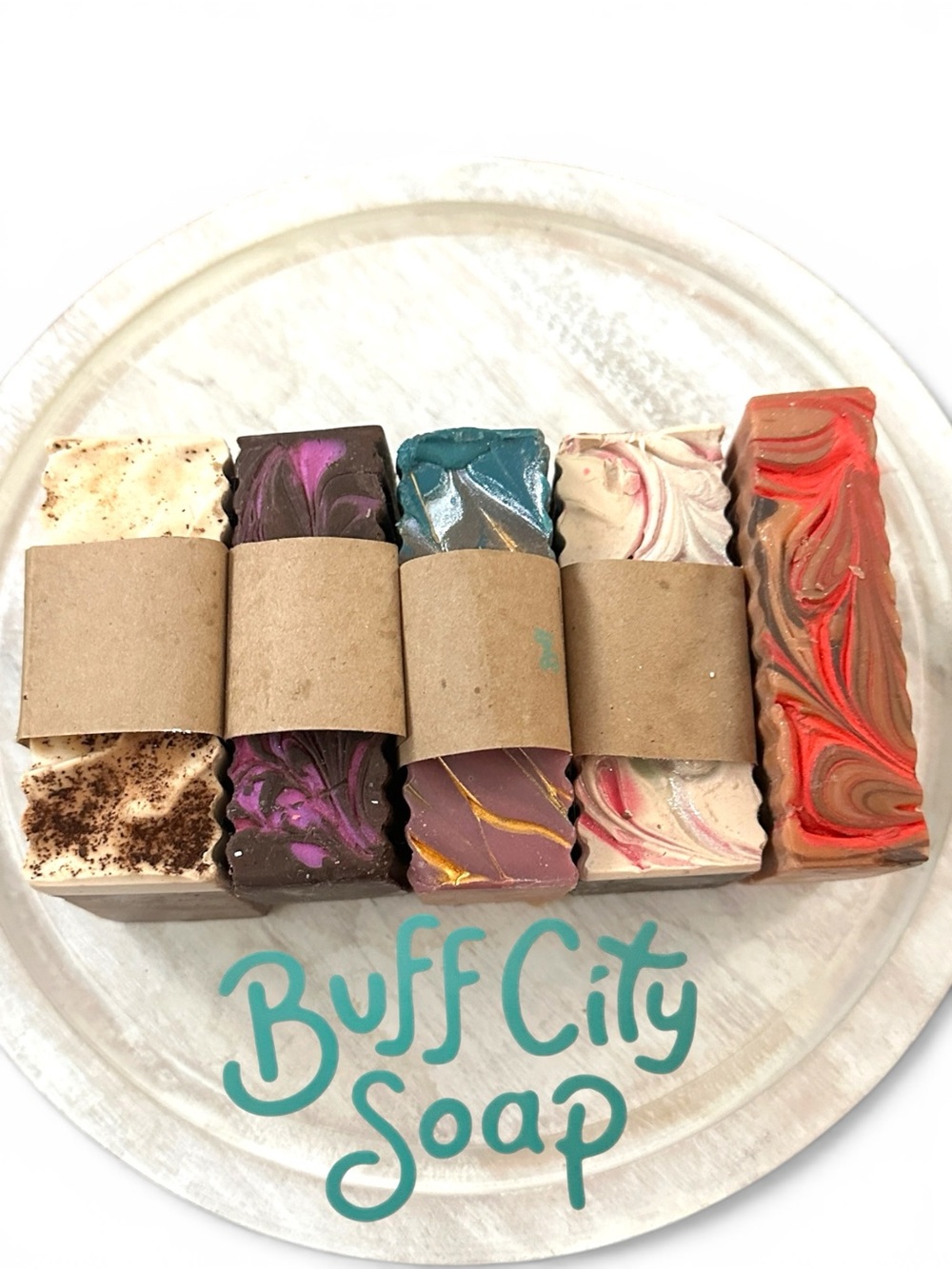 BUFF CITY SOAP CO Handmade soap 5 full bars unused